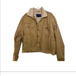 Vintage Corduroy Sherpa Jacket XL ex condition
